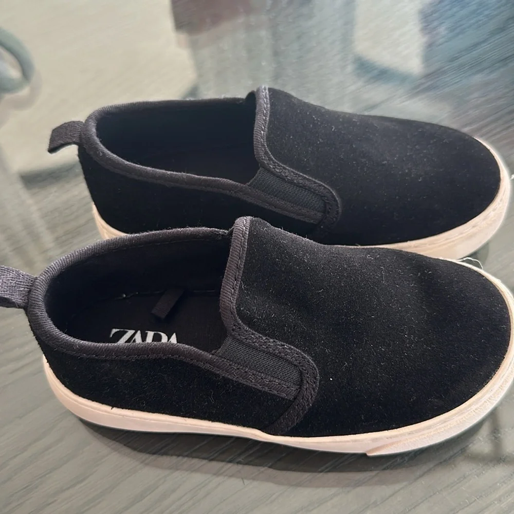 Zara velour shoes